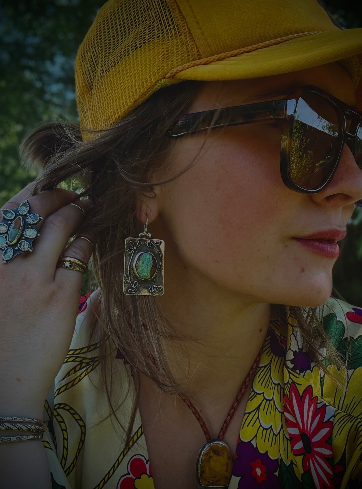 The Mountain Flower Earrings
